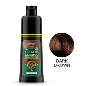 Sevich Hair dye Black Shampoo 250ml Fast Dye Hair Shampoo Natural Anti Hair Loss Moisturizing Refreshing Black Hair Care - 200001173 United States / 250ml dark brown Find Epic Store