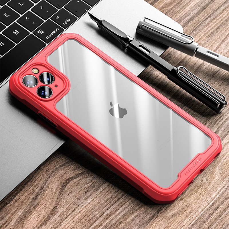For iPhone SE 2020 /iPhone 11 Pro Max 11 Case, Soft Material Ultra Hybrid Comfort-grip Cell Phone Cases Protective Case Cover - 380230 iPhone 11 / Red / United States Find Epic Store