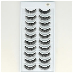 NEW 1/10 pairs 3D Natural False Eyelashes - 200001197 Find Epic Store