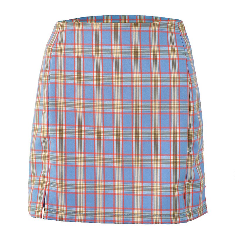 All-match Women Plaid Skirt - 349 BS0231-2 / S / United States Find Epic Store