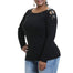 6XL Off Shoulder Beading Plus Size Elegant Top - 200000791 Find Epic Store