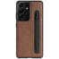 For Samsung Galaxy S21 Ultra Case, Stylus S-Pen Socket Pen Slot Case Age Leather Back Cover With Pocket Holder - 380230 for Galaxy S21 Ultra / Brown / United States Find Epic Store