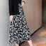 Daisy Print Mid-length Skirt - 349 Find Epic Store