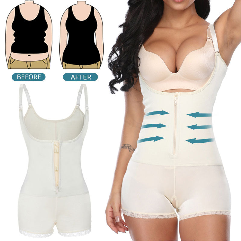 Full Body Shaper Bodysuit Shapewear Waist Trainer Women Abdomen Shapers Tummy Control Slimming Sheath Seamless Slim latex Corset - 31205 Find Epic Store