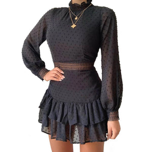 Women Minimalist Vogue Ruffled Hem Bud Skirt - 200000347 Black / S / United States Find Epic Store