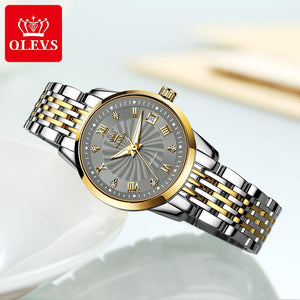 OLEVS Women Mechanical Stainless Steel Wristwatch - 200363143 Find Epic Store