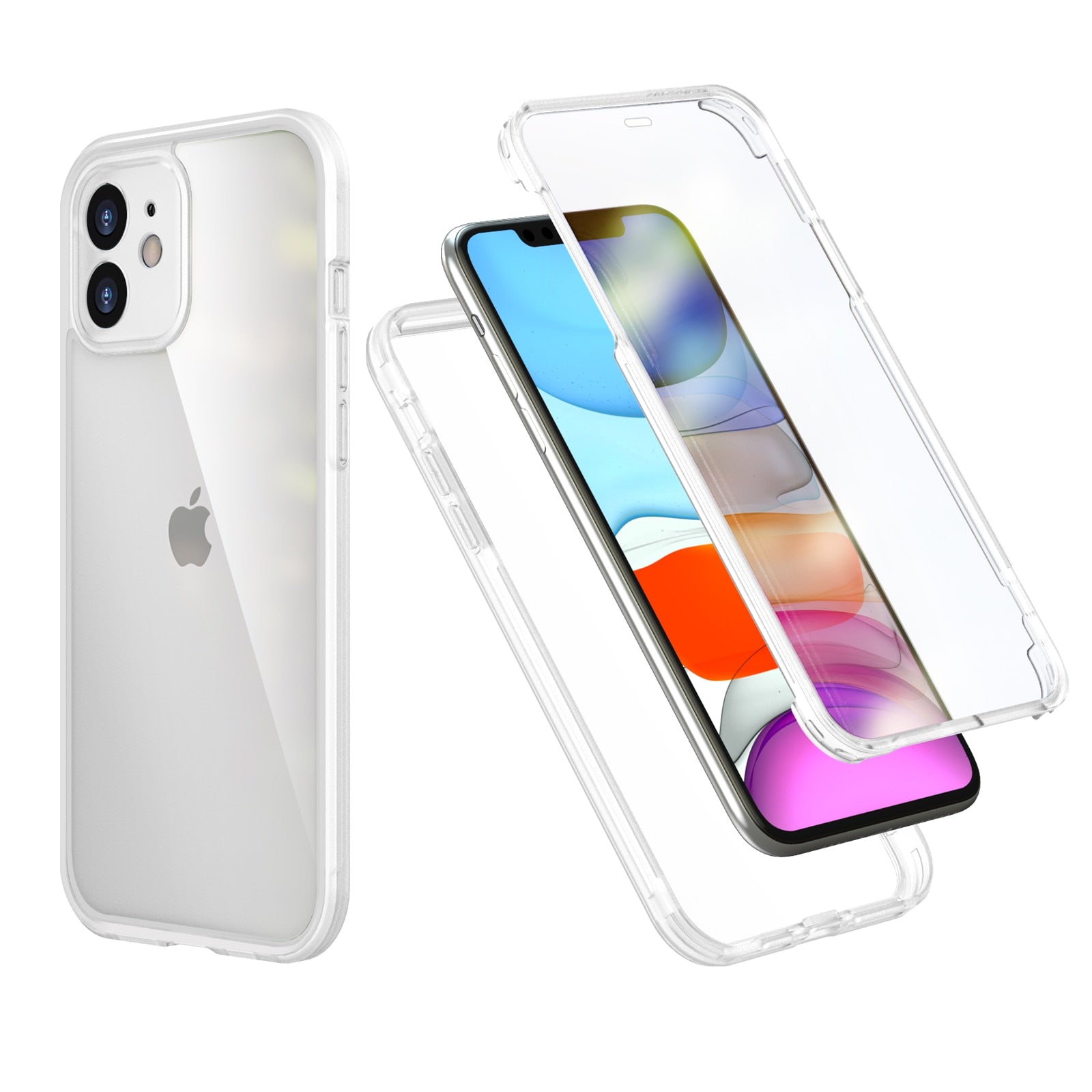 For iPhone 12 11 Pro Max Case, PC TPU Ultra Hybrid Comfort-grip Cell Phone Cases Protective Case Cover Support Wireless Charging - 380230 for iPhone 12 Mini / Clear / United States Find Epic Store