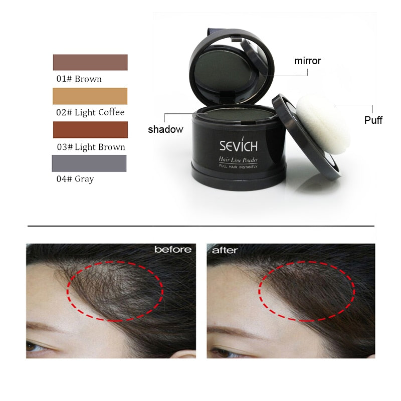 Sevich 8 color Hair Fluffy Powder Hairline Shadow Powder Natural Instant Cover Up Makeup Hair Concealer Coverage WaterProof - 200001174 Find Epic Store