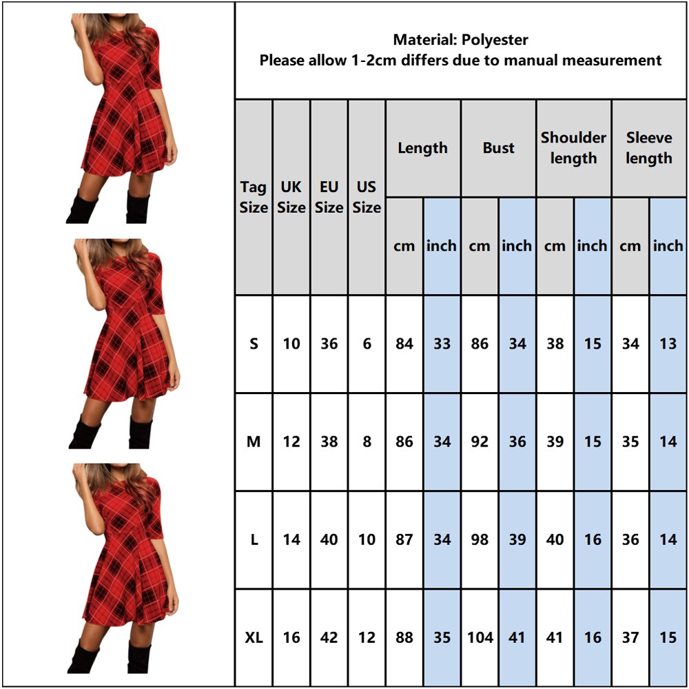 Red Plaid 3/4 Sleeve - 200000347 Find Epic Store