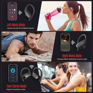 Flame Lite Wireless Earbuds Sport Earphones In-Ear Bluetooth Bass+ IPX7 Waterproof Earbuds with 30H Playtime&Charging Case - 63705 Find Epic Store