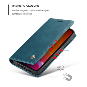 Original Flip Case For iPhone 12 mini /12 Pro Max ,CaseMe Retro Purse Luxury Magneti Card Holder Wallet Cover for iPhone 12 case - 380230 Find Epic Store