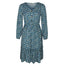 Buttons Floral Dress - 200000347 Blue / S / United States Find Epic Store