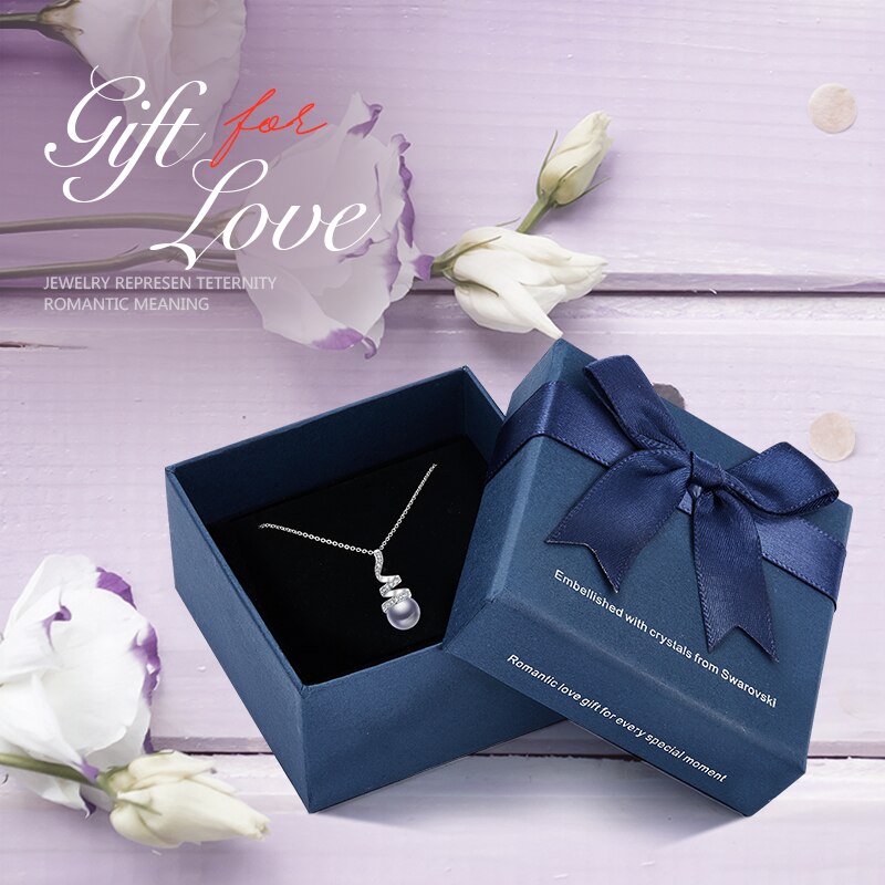 Fashion Pearl Pendant Necklace - 200000162 Lavender in box / United States / 40cm Find Epic Store