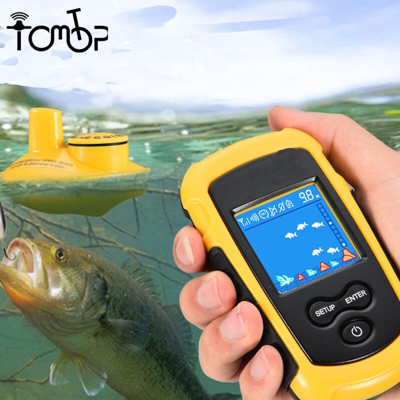 ZK20 Wireless Cable Fish Detector Alarm Portable Sonar Finders Fishing lure Echo Sounder Lake Sea Fishing - 200002213 Find Epic Store