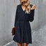Mini V neck Casual Dress - 200000347 Blue / S / United States Find Epic Store