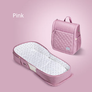 2in1 Baby Travel Bag Bed Foldable Bed Nest Baby Bed for Newborn Baby Infant - 200327147 United States / pink Find Epic Store
