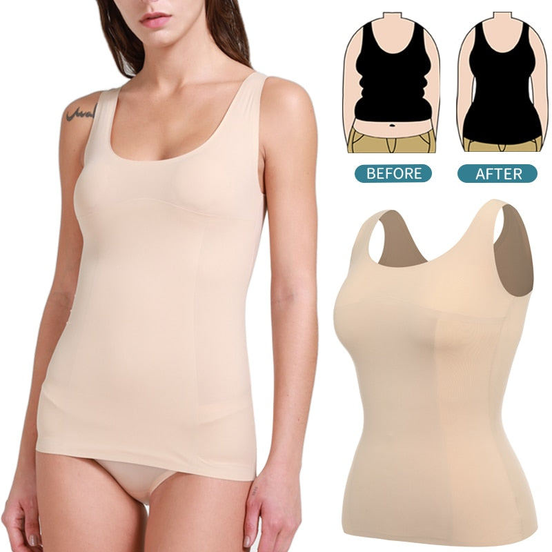 Ultra Light Body Shaper Women Seamless Shapewear Briefer Waist Trainer Slimming Sheath Sleek Smoothers Belly Shapers Tops Corset - 31205 Find Epic Store