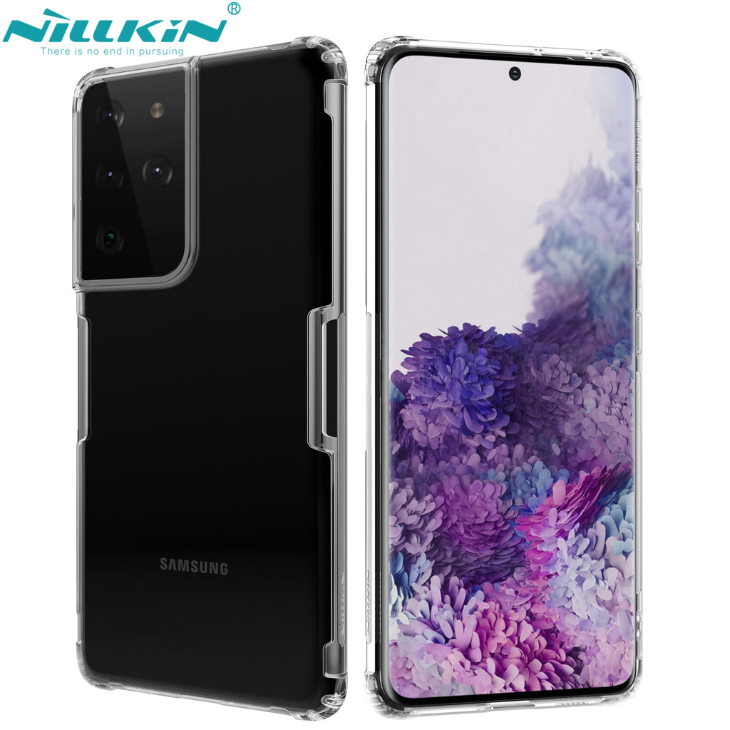 NILLKIN Case For Samsung Galaxy S21+ S21 Plus cover Thin Clear Soft Silicone Back Cover Shockproof Anti-knock Phone Bag Case - 380230 Find Epic Store