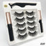 5 Pairs of Magnetic Eyelashes, Natural Magnets, 2 Magnetic Eyeliner + Tweezers, Natural False Eyelashes - 200001197 Find Epic Store