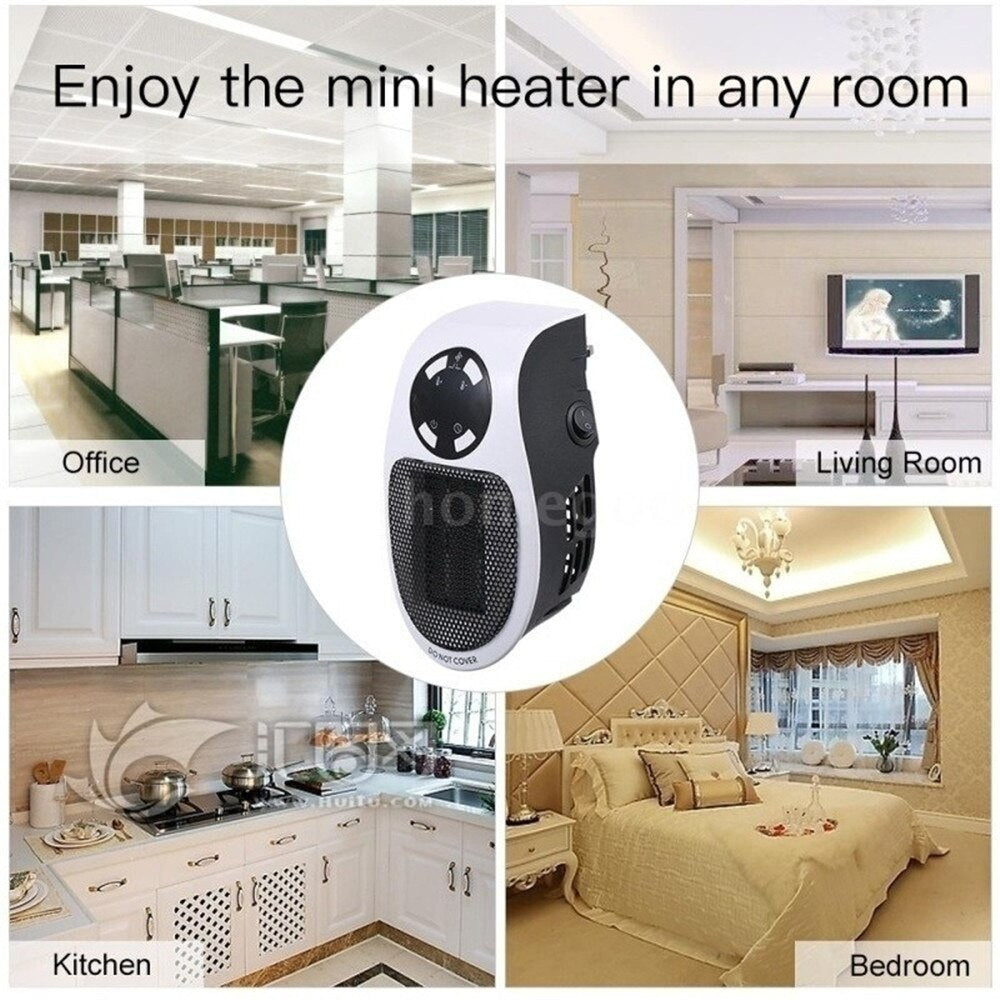 Portable Mini Electric Heater Fan For Home Dorm Office Desktop With Adjustable Thermostat Electric Heater Warmer 500W - 100000129 Find Epic Store