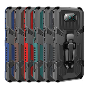 Red Color Case - Shockproof Case For Xiaomi POCO X3 NFC Redmi Note 10 9 9S 7 8 5 10 Pro 9A 9C For Xiaomi POCO X3 Rugged Hybrid Armor Stand Covers - 380230 Find Epic Store