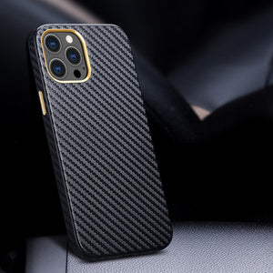 Leather Carbon Fiber Pattern Minimalist Phone Case for 7/7 Plus/8/8 Plus/X/XR/XS/XS Max/11/11 Pro/11 Pro Max/12/12 Mini/12 Pro Max/SE Ultra-Thin Cover - 380230 Find Epic Store