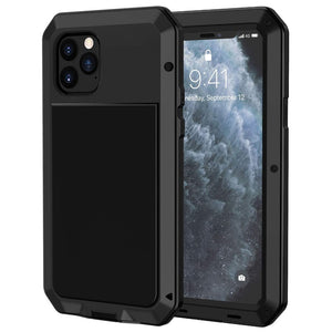 White Color Case - Luxury Doom armor Metal Aluminum Phone Case for iPhone 11 Pro XS MAX XR X 6 6S 7 8 Plus 5S SE Full Body Cover Shockproof Fundas - 380230 Find Epic Store