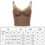 Brown Cyber Y2k Lace Trim Kawaii V Neck Sexy Top - 200000790 Find Epic Store