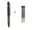 ZK20 Defense Tactical Pen High Quality Aluminum Anti skid Portable Self Defense Pen steel Glass Breaker Survival Kit - 200331181 United States / 1 black x 3 refill Find Epic Store