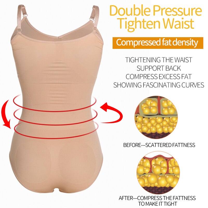 Bodysuit Shapewear Waist Trainer Full Body Shaper Women Tummy Control Slimming Sheath Abdomen Shapers Slim Corset Modeling Belt - 31205 Find Epic Store