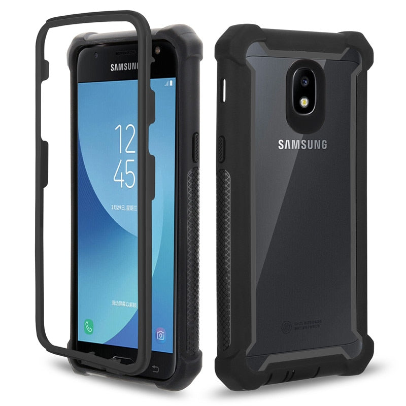 Blue Heavy Duty Protection PC+TPU Case for Samsung Galaxy A32/A42/A52/72/4G/5G/A11/A21/A31/A02/A02S Shockproof Sturdy Cover - 380230 Find Epic Store