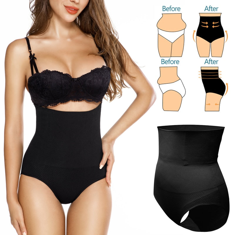 High Waist Shapewear Tummy Control Panties Waist Trainer Abdomen Slimming Body Shaper Butt Lifter Sculpting Modeling Underwear - 31205 Find Epic Store