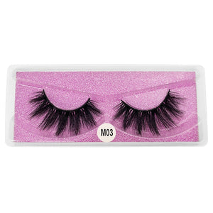 Wholesale eyelashes 10/50/100pcs Color Box Mixed 3D Mink Eyelashes - 200001197 Find Epic Store