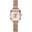 Luxury Bracelet Leather Strap Watch - 200363144 steel white / United States Find Epic Store