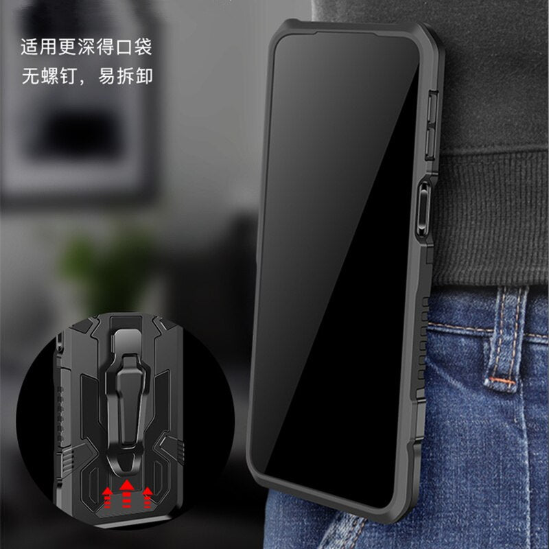 Dark Green Color Case - Shockproof Case For Xiaomi POCO X3 NFC Redmi Note 10 9 9S 7 8 5 10 Pro 9A 9C For Xiaomi POCO X3 Rugged Hybrid Armor Stand Covers - 380230 Find Epic Store