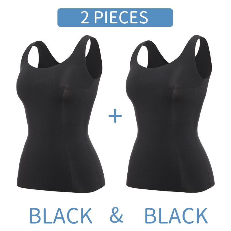 Ultra Light Body Shaper Women Seamless Shapewear Briefer Waist Trainer Slimming Sheath Sleek Smoothers Belly Shapers Tops Corset - 31205 Two Pieces Black / S / United States Find Epic Store