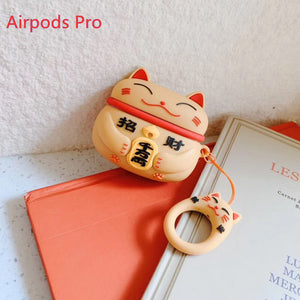 Lucky Cat For Airpods Pro 2 1 Case Silicone Cute Wireless Bluetooth Headset Headphone Air pod For Apple Airpods Pro/2/1Cases - 200001619 United States / 3- Lucky Cat Find Epic Store