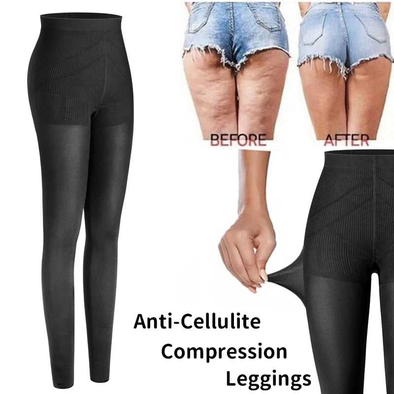 Shapewear Body Shaper Compression Anti Cellulite Leggings Leg Shapers Tummy Slimming Sheath Woman Sculpting Thigh Slimmer Pants - 31205 Find Epic Store
