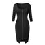 Women Front Zip Cocktail Bodycon Dress - 200000347 Black 1 / S 1 / United States Find Epic Store