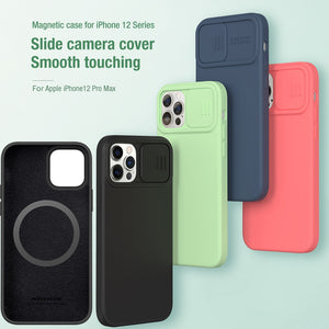 Lens Protection for iPhone 12/12 Pro/12 Pro Max Case Silky Magnetic Silicone PC Phone Back Cover - 380230 Find Epic Store