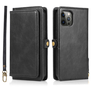 Red Wallet Case For iPhone 12 Pro Max Detachable Retro Leather Magnetic Flip Cover Case for iPhone 11 12 Pro Max X XR XS Max 8 7Plus - 380230 Find Epic Store