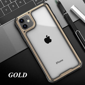 Shockproof Silicone Case For iPhone 11/11 Pro/Pro Max - Hard PC Clear - 380230 for iPhone 11 / Gold / United States Find Epic Store