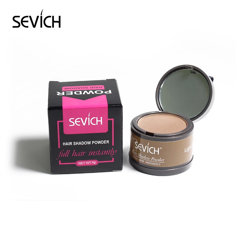 Sevich Hair Fluffy Powder water proof hair line powder black brown Instantly Root Cover Up Hair Shadow Powder Unisex 10 color - 200001174 United States / Light brown Find Epic Store