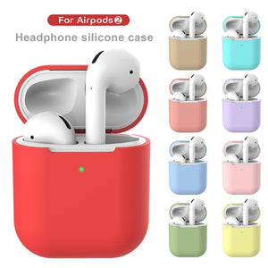 Silicone for airpods 2 generation headset Accessories protector shell anti-fall soft Suitable for Apple airpods 2 Case cover - 200001619 Find Epic Store