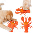 Pet Interactive Toys Plush Chew Sound Seafood Lobster Dog IQ Training Sniff Product Pet Supplies Bite Molars Tibetan Food - 200003723 Find Epic Store