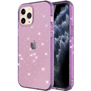 Glitter Case For Apple iPhone 12 Mini Case iPhone 12 Pro Max 5G Cover Clear Matte Anti-fall for iPhone 12 Pro - 5G - 380230 for iPhone 12 Mini / purple / United States Find Epic Store