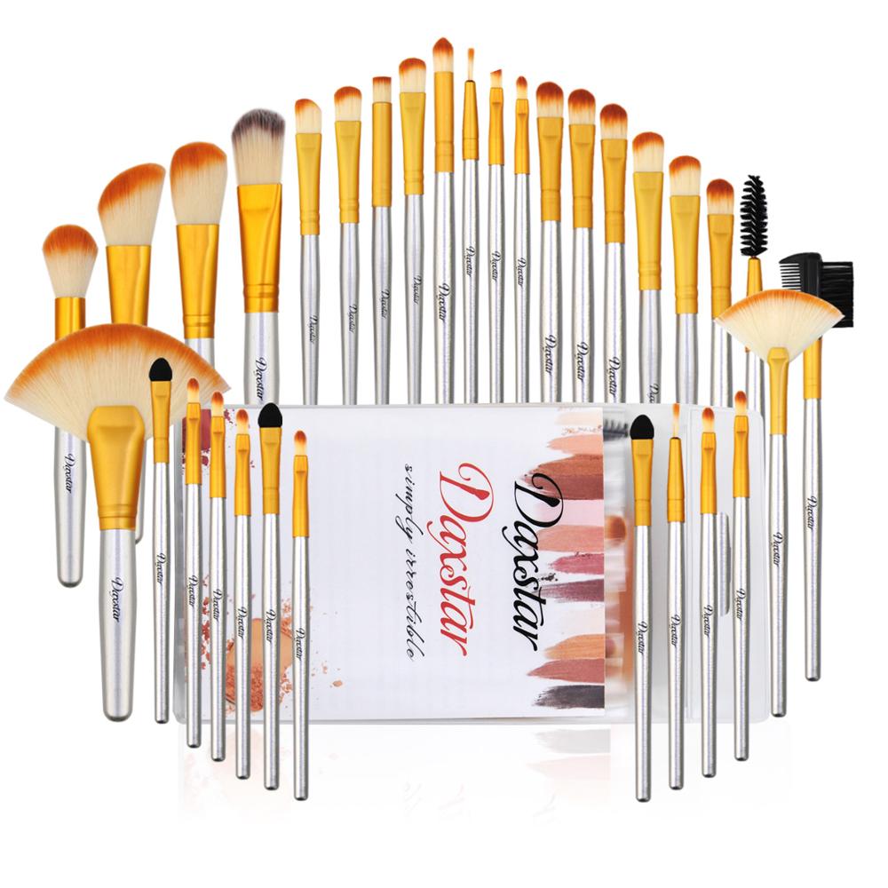 32pcs Women's Fashion synthetic Makeup Brushes Set Powder Foundation Eye shadow Cosmetics Beauty Soft Hair Maquiagem Tool Kits - 200001189 Gold / United States Find Epic Store