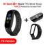 MI Band 5 Smart Bracelet 4 Color Fitness Tracker Bluetooth Sport Waterproof Smart Band - Add Black Strap / CN Find Epic Store