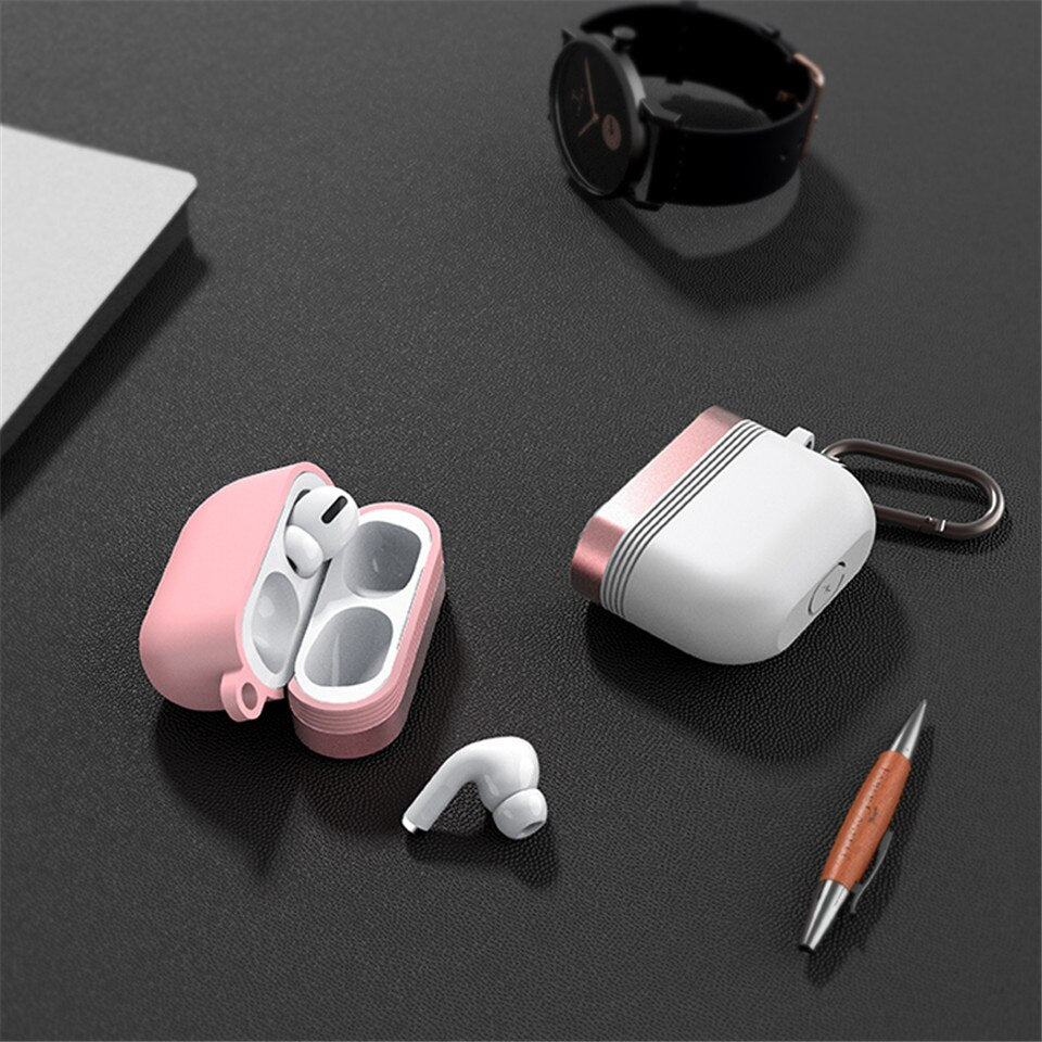 For Airpods pro Cover Luxury metal air pods For Apple Airpods Pro 3Case Luxury aipods earphone Accessories Protector Accessories - 200001619 Find Epic Store
