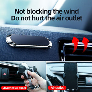 Universal Magnetic Car Phone Holder For iPhone 12 Samsung Xiaomi Huawei Metal Plate Magnet Cell Phone Stand Mobile Phone metal - 5093004 Find Epic Store